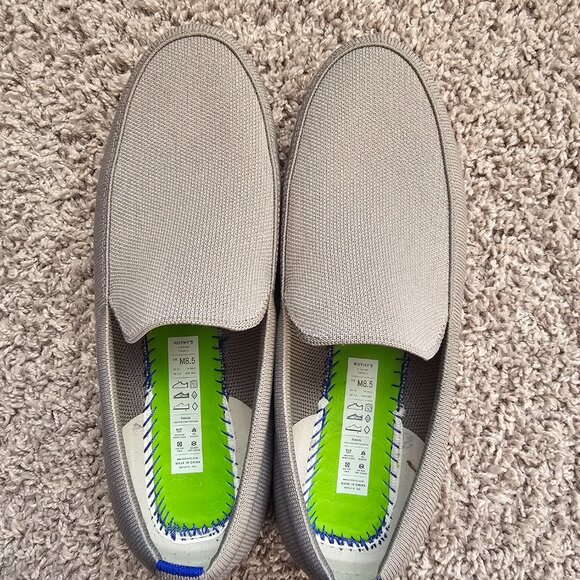 Rothy\'s Men\'s The Ravello Loafer in size 8.5 color gray main image 4